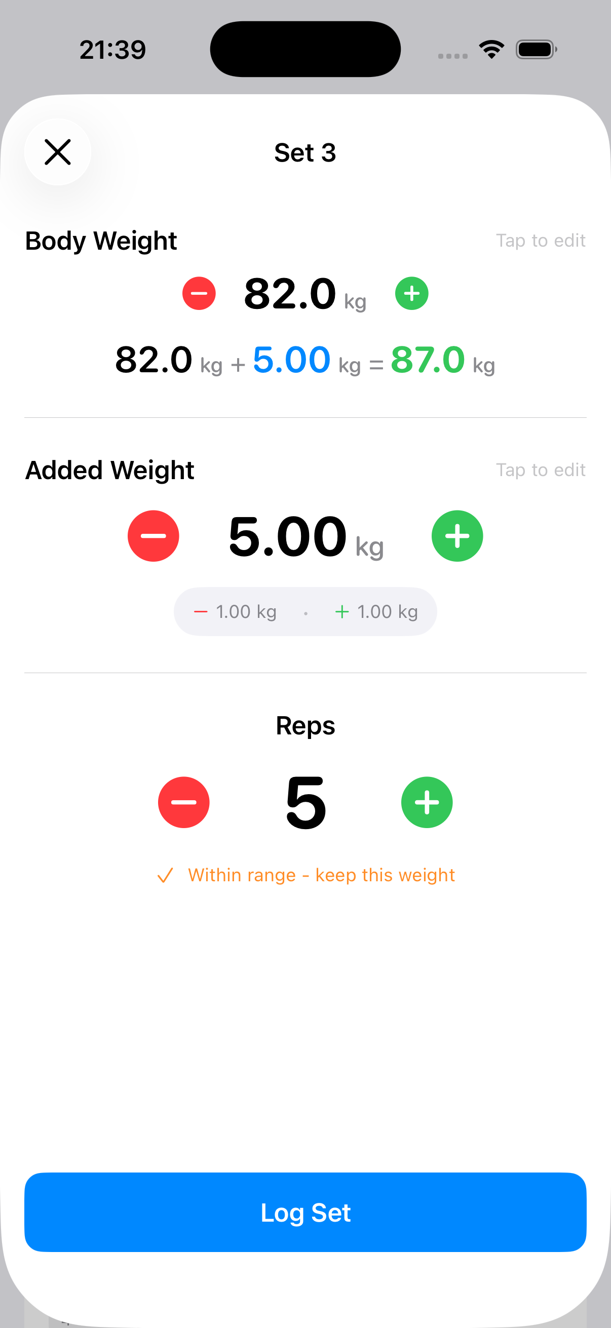 App screenshot